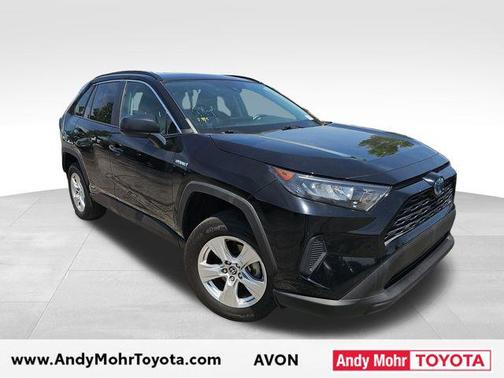Midnight Black Metallic 2021 Toyota RAV4 Hybrid LE