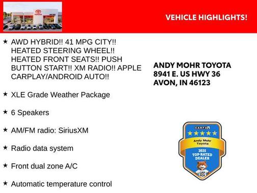 Ruby Flare Pearl 2021 Toyota RAV4 Hybrid XLE