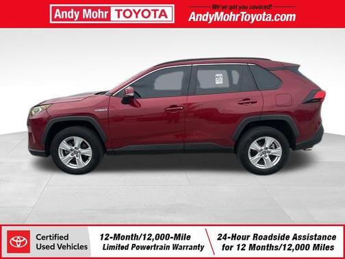 Ruby Flare Pearl 2021 Toyota RAV4 Hybrid XLE