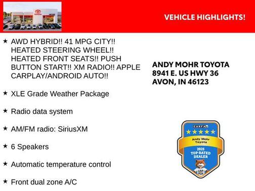 Ruby Flare Pearl 2021 Toyota RAV4 Hybrid XLE