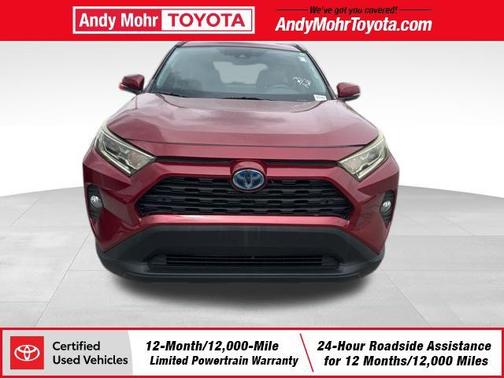 Ruby Flare Pearl 2021 Toyota RAV4 Hybrid XLE