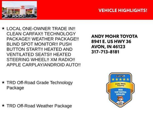 Midnight Black Metallic 2023 Toyota RAV4 TRD Off Road