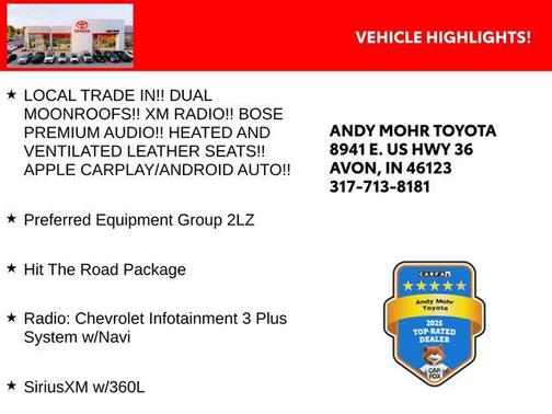 Summit White 2022 Chevrolet Traverse High Country