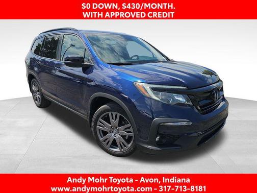 Obsidian Blue Pearl 2022 Honda Pilot Sport