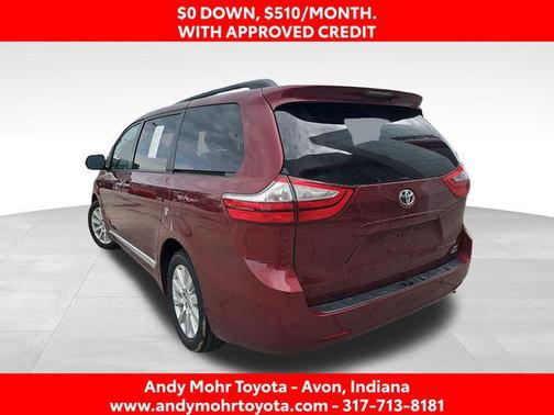 Salsa Red Pearl 2017 Toyota Sienna XLE Premium