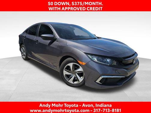 Modern Steel Metallic 2019 Honda Civic LX