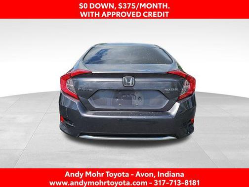 Modern Steel Metallic 2019 Honda Civic LX