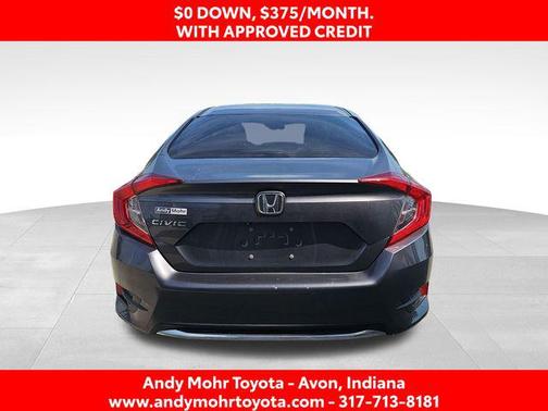 Modern Steel Metallic 2019 Honda Civic LX
