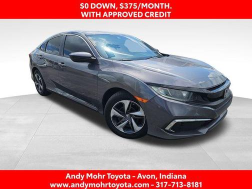 Modern Steel Metallic 2019 Honda Civic LX