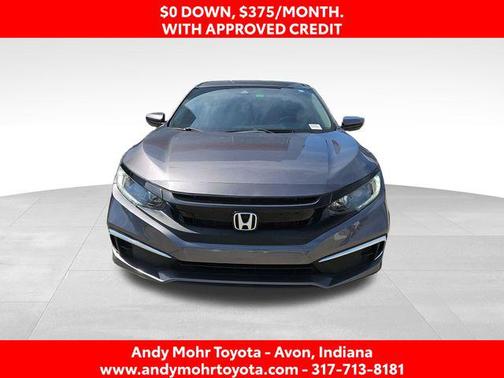 Modern Steel Metallic 2019 Honda Civic LX