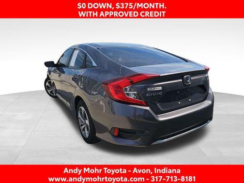 Modern Steel Metallic 2019 Honda Civic LX