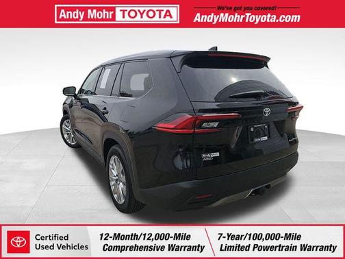 Midnight Black Metallic 2025 Toyota Grand Highlander Platinum