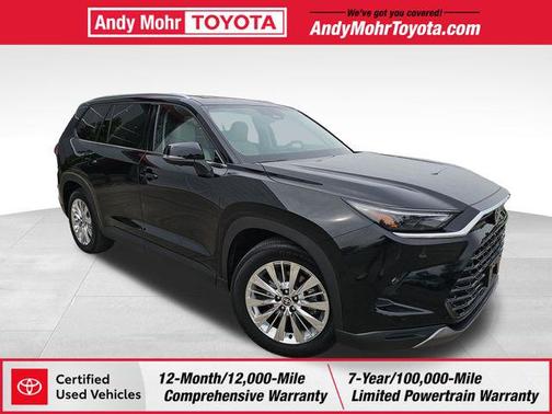 Midnight Black Metallic 2025 Toyota Grand Highlander Platinum