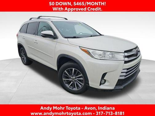 Blizzard Pearl 2019 Toyota Highlander XLE