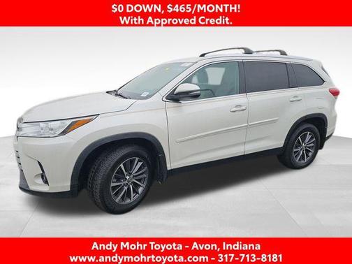 Blizzard Pearl 2019 Toyota Highlander XLE