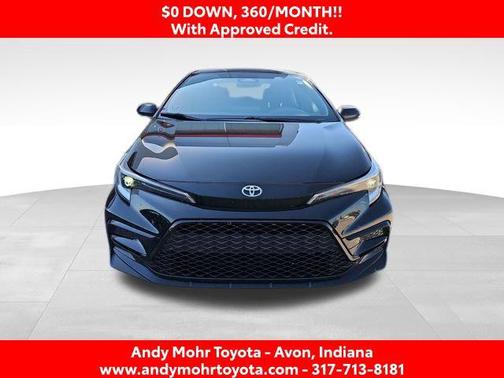 Midnight Black Metallic 2024 Toyota Corolla SE