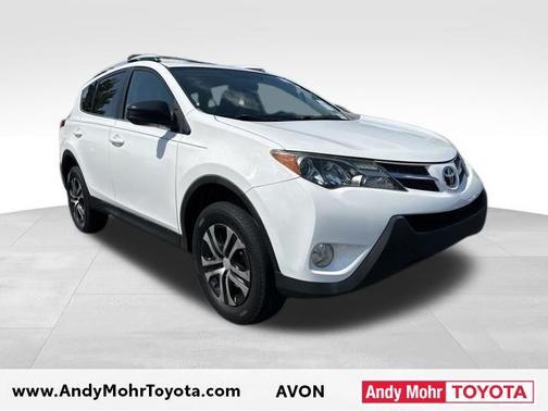 Super White 2015 Toyota RAV4 LE