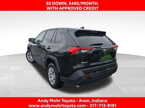 Midnight Black Metallic 2024 Toyota RAV4 LE