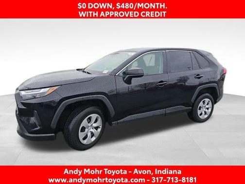 Midnight Black Metallic 2024 Toyota RAV4 LE