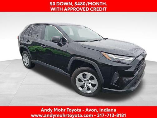 Midnight Black Metallic 2024 Toyota RAV4 LE