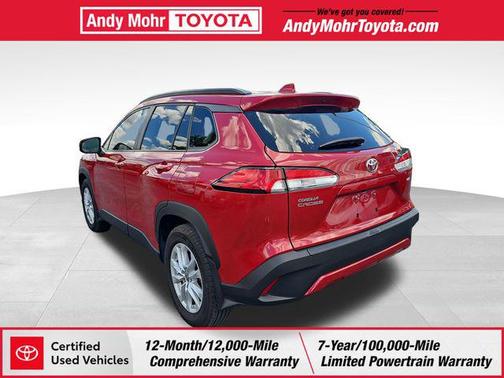 Barcelona Red Metallic 2024 Toyota Corolla Cross LE