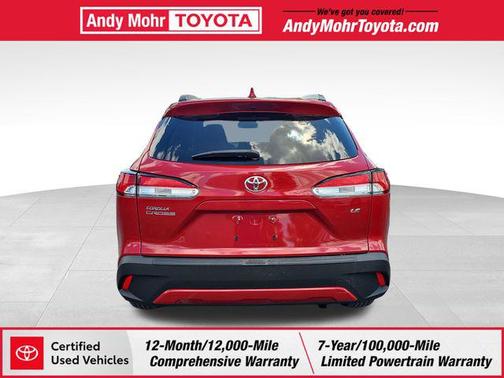 Barcelona Red Metallic 2024 Toyota Corolla Cross LE