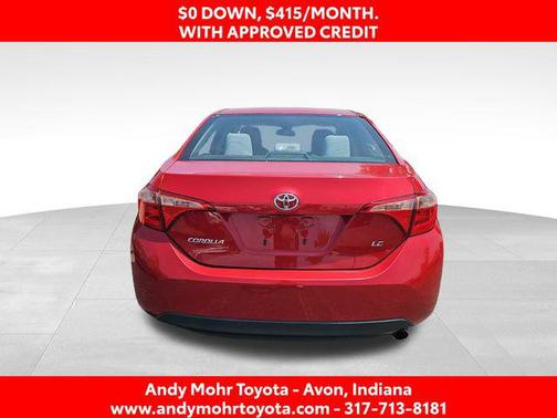 Barcelona Red Metallic 2018 Toyota Corolla LE