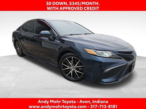 Galactic Aqua Mica 2021 Toyota Camry SE