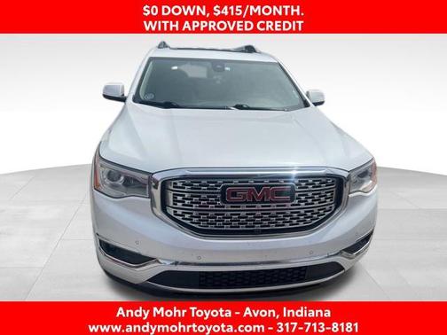 White Frost 2017 GMC Acadia Denali