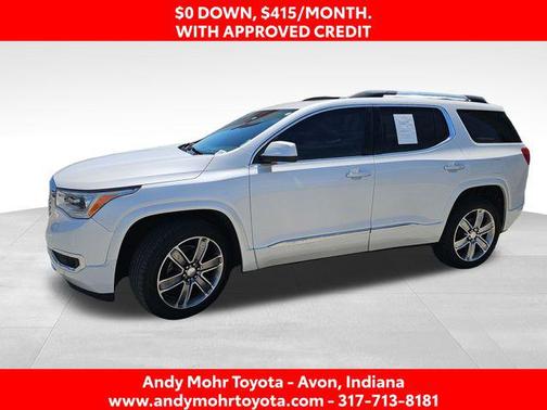 White Frost 2017 GMC Acadia Denali