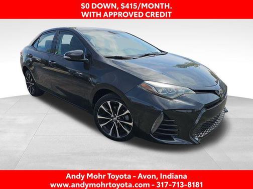Black Sand Pearl 2018 Toyota Corolla SE
