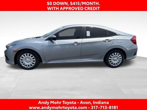 Lunar Silver Metallic 2018 Honda Civic LX