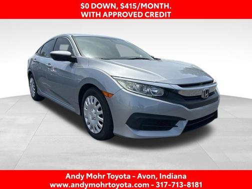 Lunar Silver Metallic 2018 Honda Civic LX