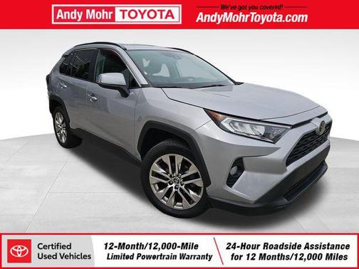 Silver Sky Metallic 2021 Toyota RAV4 XLE Premium