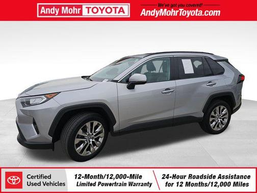 Silver Sky Metallic 2021 Toyota RAV4 XLE Premium