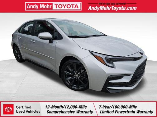 Classic Silver Metallic 2026 Toyota Corolla XSE