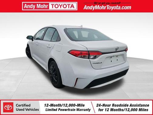 White 2022 Toyota Corolla LE