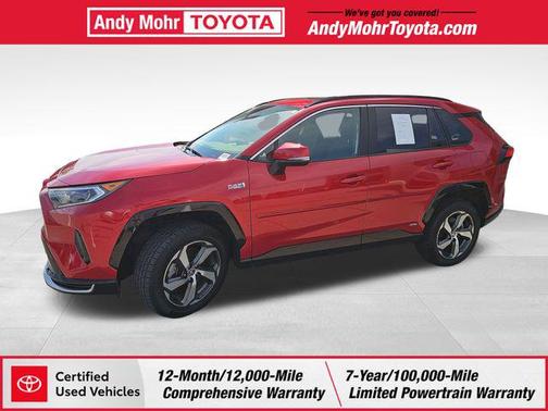 Supersonic Red 2021 Toyota RAV4 Prime SE