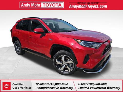 Supersonic Red 2021 Toyota RAV4 Prime SE