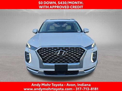 Hyper White 2021 Hyundai PALISADE Calligraphy
