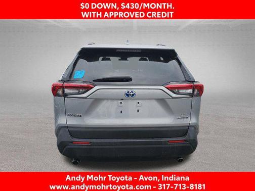 Silver Sky Metallic 2022 Toyota RAV4 Hybrid LE