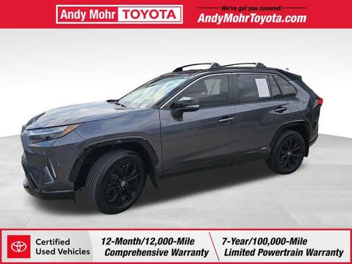 Magnetic Gray Metallic 2022 Toyota RAV4 Hybrid SE