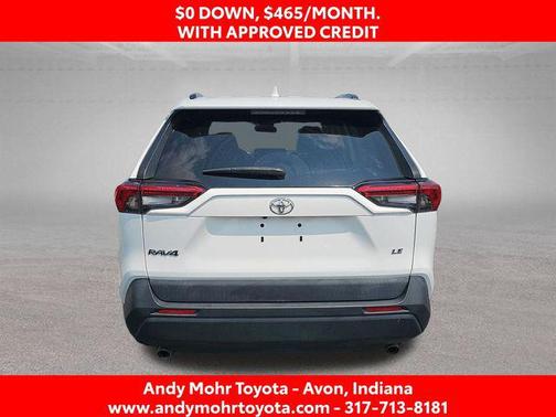 Super White 2019 Toyota RAV4 LE