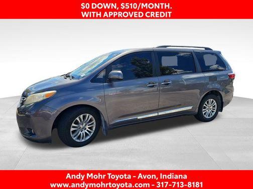 Predawn Gray Mica 2017 Toyota Sienna XLE