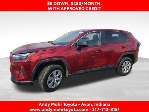 Ruby Flare Pearl 2024 Toyota RAV4 LE