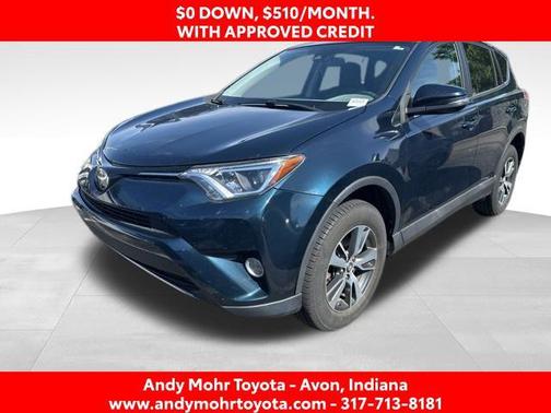 Galactic Aqua Mica 2018 Toyota RAV4 XLE