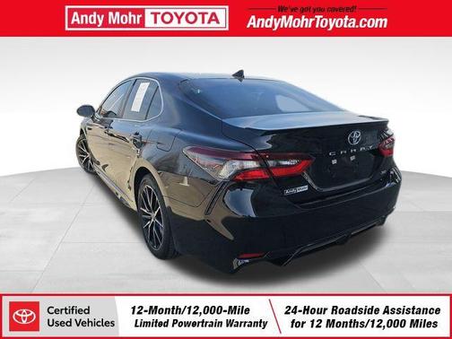 Midnight Black Metallic 2021 Toyota Camry SE