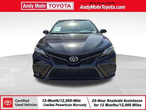 Midnight Black Metallic 2021 Toyota Camry SE