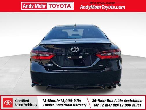 Midnight Black Metallic 2021 Toyota Camry SE