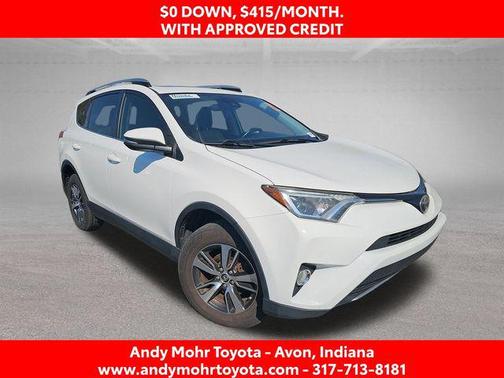 Super White 2017 Toyota RAV4 XLE